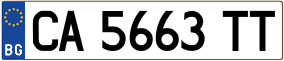 Truck License Plate